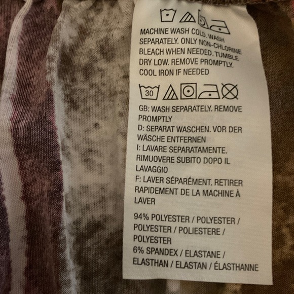 Attitudes by Renee Multicolor Wide Leg Pants - Picture 4 of 4